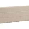 Tête De Lit Tapissée Miconos 140x60 Cm Couleur Beige, 8 Cm D'épaisseur