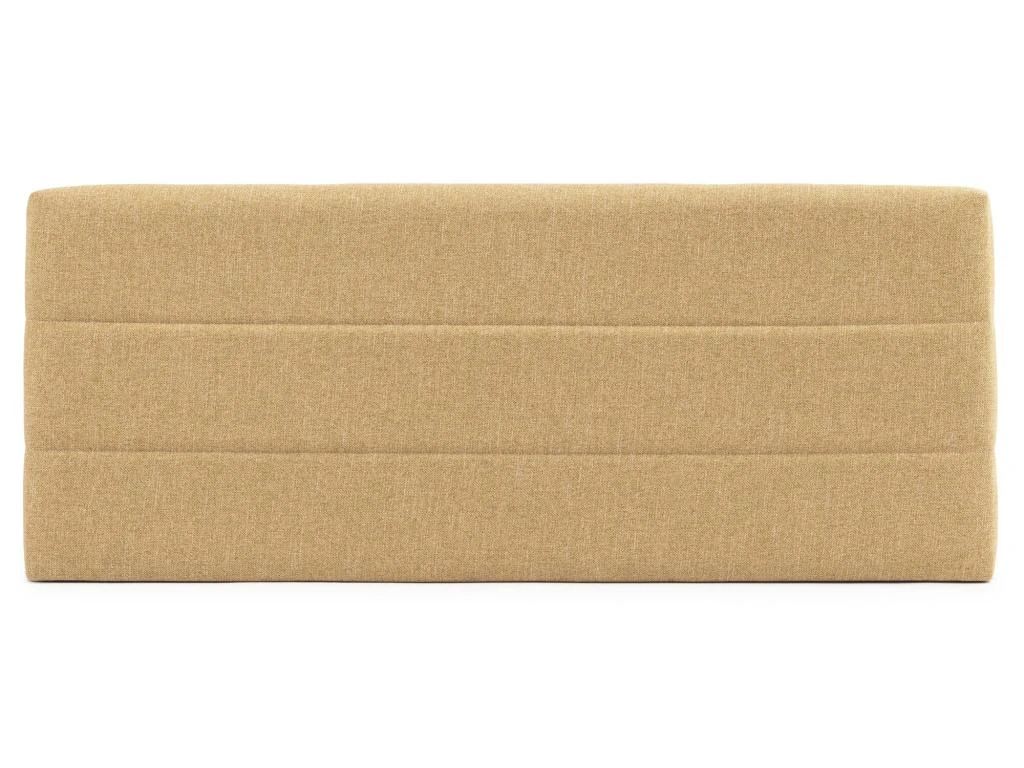 Tête De Lit Tapissée Miconos 160x60 Cm Couleur Moutarde, 8 Cm D'épaisseur 4 Tête De Lit Tapissée Miconos 160x60 Cm Couleur Moutarde, 8 Cm D'épaisseur – Image 2