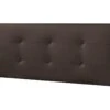 Tête De Lit Carla 140x60 Cm Chocolat, Rembourrée De Mousse