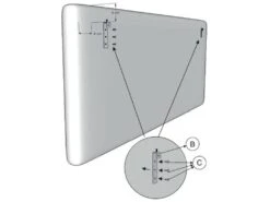 Tête De Lit Rombo 140x60 Cm Noir, Rembourrée De Mousse -Meubles Soldes Boutique tete de lit et pont de lit 10760483