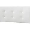 Tête De Lit Carla 150x60 Cm Blanc, Rembourrée De Mousse -Meubles Soldes Boutique tete de lit et pont de lit 10760541