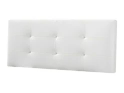 Tête De Lit Carla 150x60 Cm Blanc, Rembourrée De Mousse