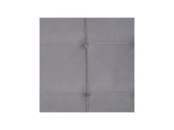 Tête De Lit Tapissée 180 Cm Tissu Gris - YOLANDA -Meubles Soldes Boutique tete de lit et pont de lit 17627361