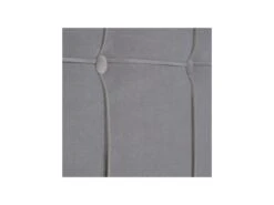 Tête De Lit Tapissée 180 Cm Tissu Gris - YOLANDA -Meubles Soldes Boutique tete de lit et pont de lit 17627363