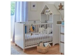 Tête De Lit Cabane Blanc/Bois - CIEL 10 Tête De Lit Cabane Blanc/Bois - CIEL -Meubles Soldes Boutique tete de lit et pont de lit 17627455