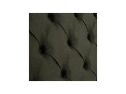 Tête De Lit Tapissée 155 Cm Bois/Tissu Vert Foncé - PINADA -Meubles Soldes Boutique tete de lit et pont de lit 17627495