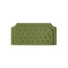 Tête De Lit Capitonnée 160 Cm Velours Vert - MAILLA -Meubles Soldes Boutique tete de lit et pont de lit 17627511