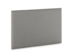 Tête De Lit Aura Recouverte De Tissu Gris Clair 90x60 Cm
