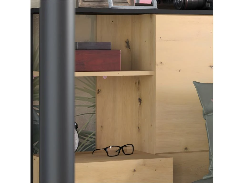 Tête De Lit Avec Niches Et Chevets Pour Lit 140/160 Morpheus 6 Tête De Lit Avec Niches Et Chevets Pour Lit 140/160 Morpheus – Image 4