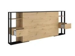 Tête De Lit Avec Niches Et Chevets Pour Lit 140/160 Morpheus 17 Tête De Lit Avec Niches Et Chevets Pour Lit 140/160 Morpheus -Meubles Soldes Boutique tete de lit et pont de lit 18852359