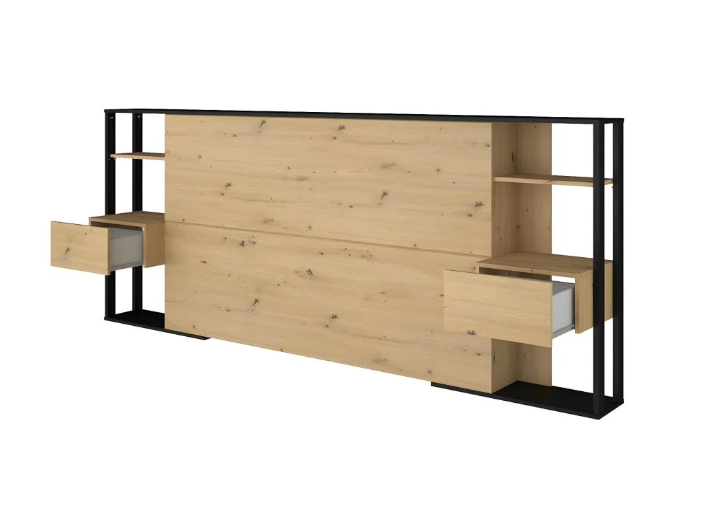 Tête De Lit Avec Niches Et Chevets Pour Lit 140/160 Morpheus 10 Tête De Lit Avec Niches Et Chevets Pour Lit 140/160 Morpheus – Image 8