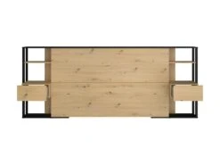 Tête De Lit Avec Niches Et Chevets Pour Lit 140/160 Morpheus 19 Tête De Lit Avec Niches Et Chevets Pour Lit 140/160 Morpheus -Meubles Soldes Boutique tete de lit et pont de lit 18852363