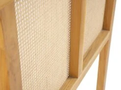 Tête De Lit En Cannage 160 Cm - Teck Et Rotin - Naturel - CELAYA II -Meubles Soldes Boutique tete de lit et pont de lit 19395401