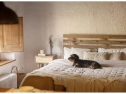 Tête De Lit Bruma Chêne Foncé 200x73cm -Meubles Soldes Boutique tete de lit et pont de lit 20928311