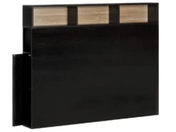 Tête De Lit Zeus 165 Cm Noirs, 2 Portes 9 Trous -Meubles Soldes Boutique tete de lit et pont de lit 22156893