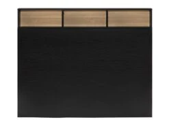 Tête De Lit Zeus 165 Cm Noirs, 2 Portes 9 Trous -Meubles Soldes Boutique tete de lit et pont de lit 22156895