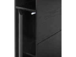 Tête De Lit Zeus 165 Cm Noirs, 2 Portes 9 Trous -Meubles Soldes Boutique tete de lit et pont de lit 22156899