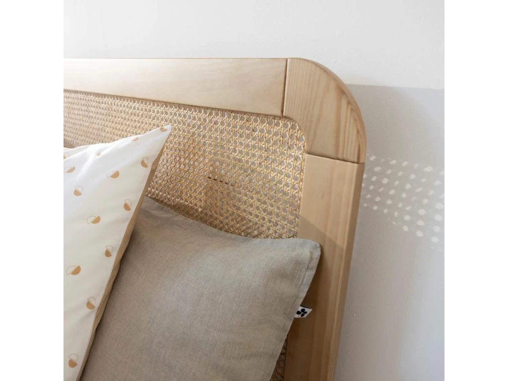 Tête De Lit SMOOTHCLOUD 90 Cm En Cannage Et Bois Naturel 6 Tête De Lit SMOOTHCLOUD 90 Cm En Cannage Et Bois Naturel – Image 4