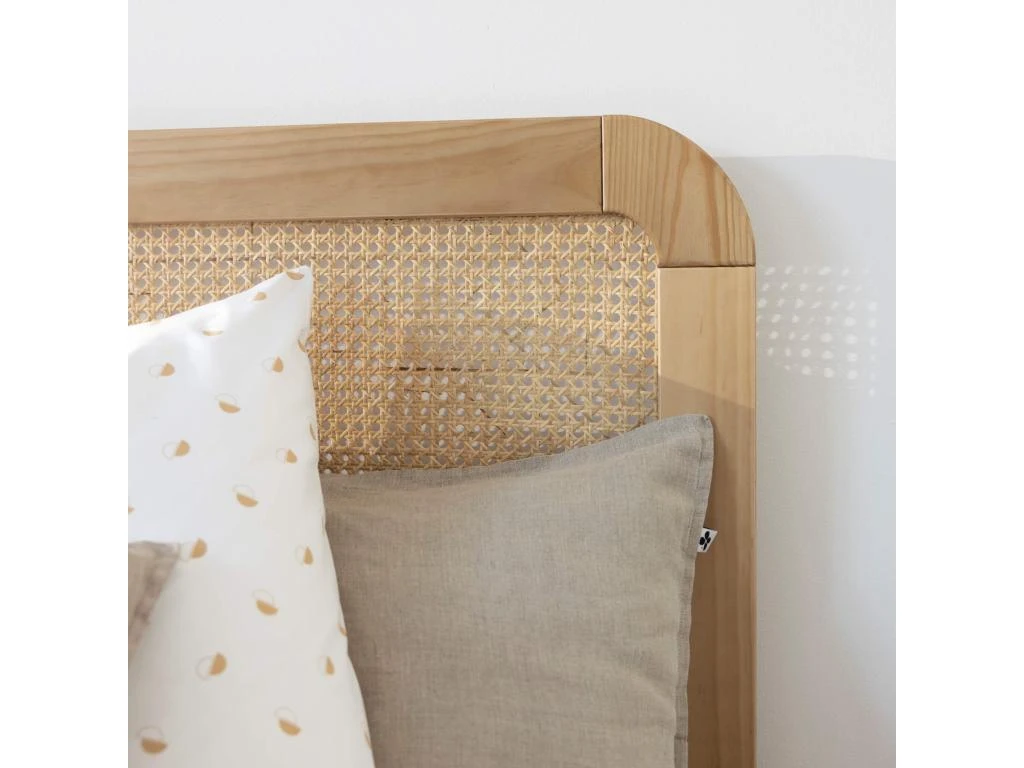 Tête De Lit SMOOTHCLOUD 90 Cm En Cannage Et Bois Naturel 7 Tête De Lit SMOOTHCLOUD 90 Cm En Cannage Et Bois Naturel – Image 5