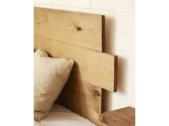 Tête De Lit En Bois Flandes III Chêne Foncé 160x80cm -Meubles Soldes Boutique tete de lit et pont de lit 8828307