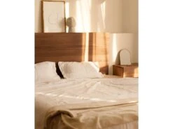 Tête De Lit En Bois Chêne Foncé 150x80cm -Meubles Soldes Boutique tete de lit et pont de lit 8829561
