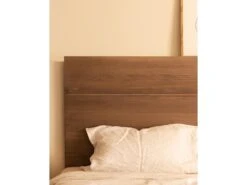 Tête De Lit En Bois Chêne Foncé 105x80cm -Meubles Soldes Boutique tete de lit et pont de lit 8829887