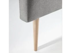 Tête De Lit Oslo 140x100 Cm, Capitonnée Tissu Grey -Meubles Soldes Boutique tete de lit et pont de lit 9158015