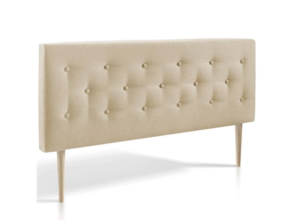 Tête De Lit Oslo 150x100 Cm, Capitonnée Tissu Beige, L'épaisseur De 8 Cm 3 Tête De Lit Oslo 150x100 Cm, Capitonnée Tissu Beige, L'épaisseur De 8 Cm