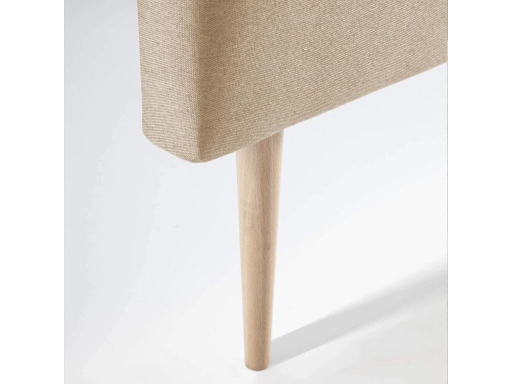 Tête De Lit Oslo 150x100 Cm, Capitonnée Tissu Beige, L'épaisseur De 8 Cm 5 Tête De Lit Oslo 150x100 Cm, Capitonnée Tissu Beige, L'épaisseur De 8 Cm – Image 3