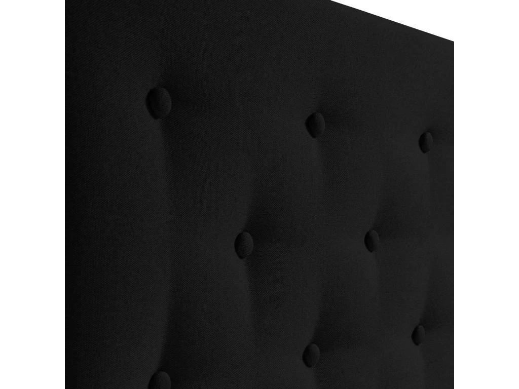 Tête De Lit Oslo 140x100 Cm, Capitonnée Tissu Anthracite, Épaisseur De 8 Cm 6 Tête De Lit Oslo 140x100 Cm, Capitonnée Tissu Anthracite, Épaisseur De 8 Cm – Image 4