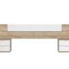 Tête De Lit En Mélamine Avec 2 Chevets Coloris Chêne Canadian Blanc Artik - Hauteur 95 X Longueur 247 Cm X Profondeur 38 Cm 2 Tête De Lit En Mélamine Avec 2 Chevets Coloris Chêne Canadian Blanc Artik - Hauteur 95 X Longueur 247 Cm X Profondeur 38 Cm -Meubles Soldes Boutique tete de lit et pont de lit 9406101