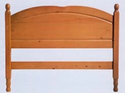 Tête De Lit Enfant En Pin Massif Coloris Miel - Longueur 96,5 X Profondeur 2 X Hauteur 66 Cm