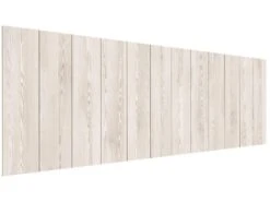 Tête De Lit Fresno 200x60 Cm, Imitation Bois, Mdf Avec Imprimé Réaliste