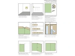 Tête De Lit Fresno 200x60 Cm, Imitation Bois, Mdf Avec Imprimé Réaliste -Meubles Soldes Boutique tete de lit et pont de lit 9864109