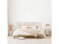 Tête De Lit Fresno 200x60 Cm, Imitation Bois, Mdf Avec Imprimé Réaliste -Meubles Soldes Boutique tete de lit et pont de lit 9864111