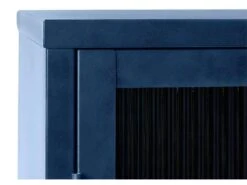 Bronco Armoire Vitrine 2 Portes En Verre, Bleu. -Meubles Soldes Boutique vitrine 22151987